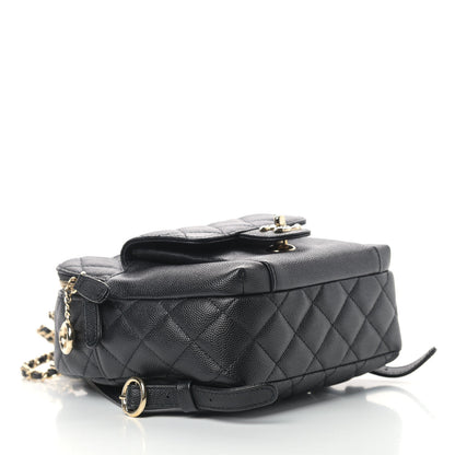 Chanel Caviar Quilted Small CC Day Backpack Black 4 of 9
