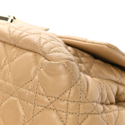 Christian Dior Lambskin Cannage New Lock Flap Beige 10 of 18