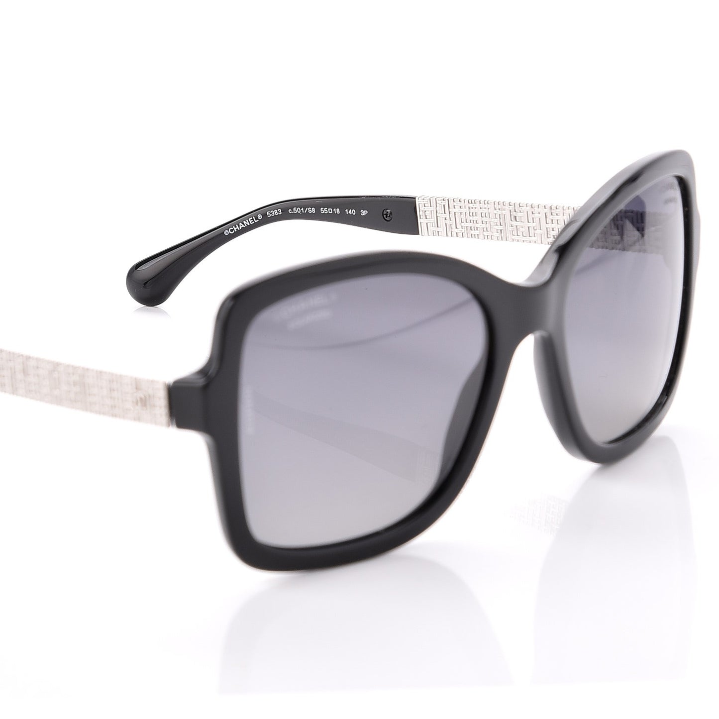 Square Winter Sunglasses 5383 Black