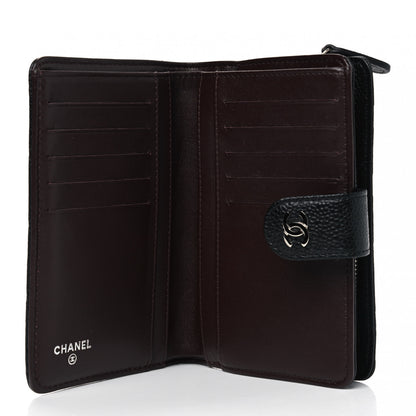 Chanel Caviar Quilted Zipped Pocket Wallet Black 4 of 8