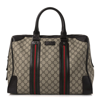 Gucci GG Plus Monogram Web Briefcase Dark Brown 1 of 13