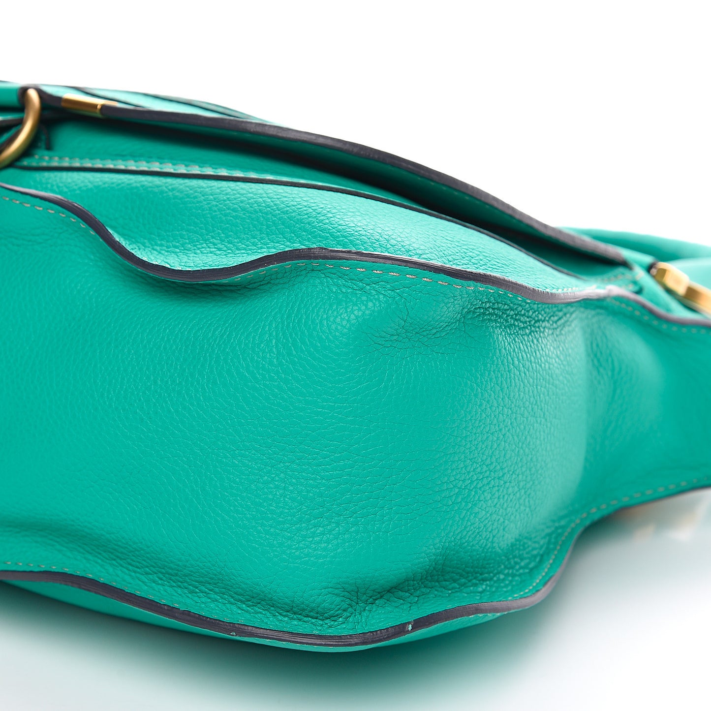 Calfskin Medium Marcie Satchel Jade Green