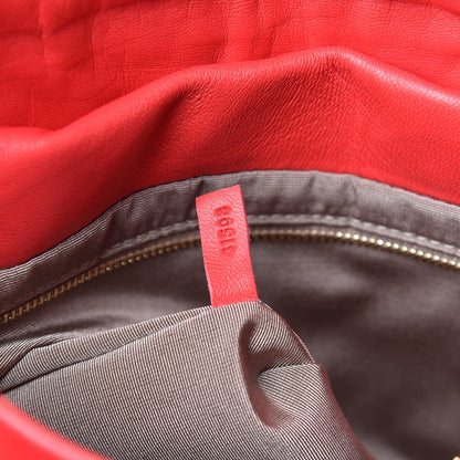 Lanvin Lambskin Quilted Medium Sugar Flap Shoulder Bag Framboise Raspberry 9 of 10