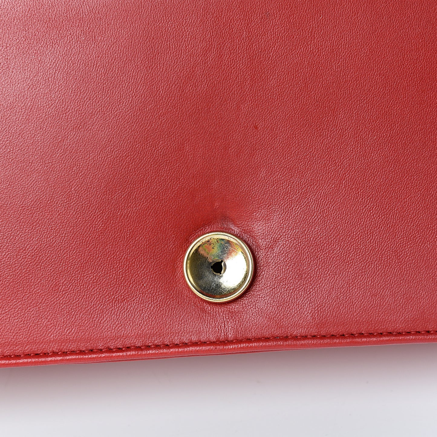 Lambskin Quilted Mini Flap Red