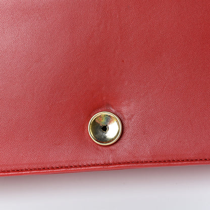 Chanel Lambskin Quilted Mini Flap Red 13 of 16