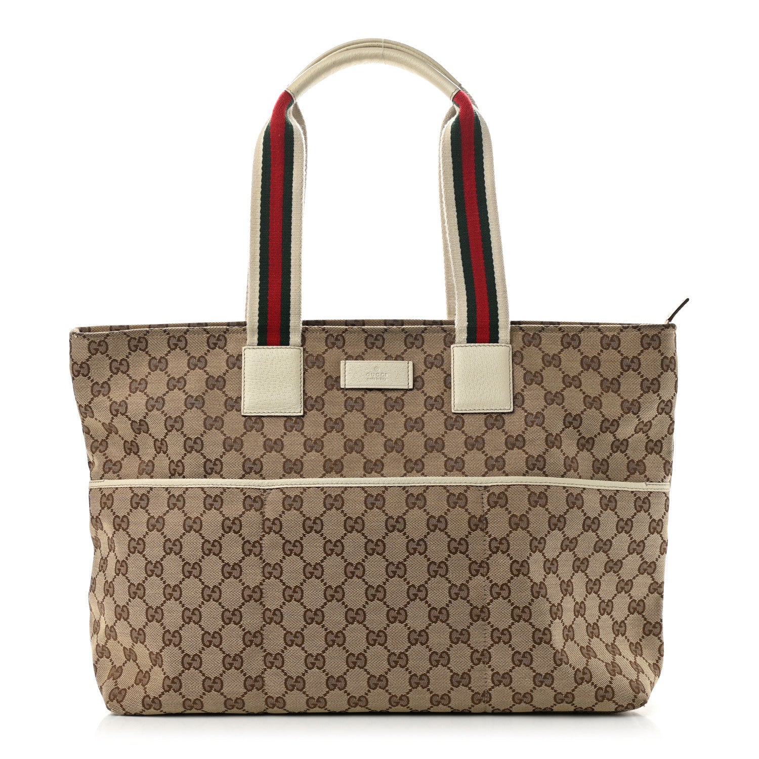 Gucci Monogram Web Large Diaper Tote Off White 1 of 9