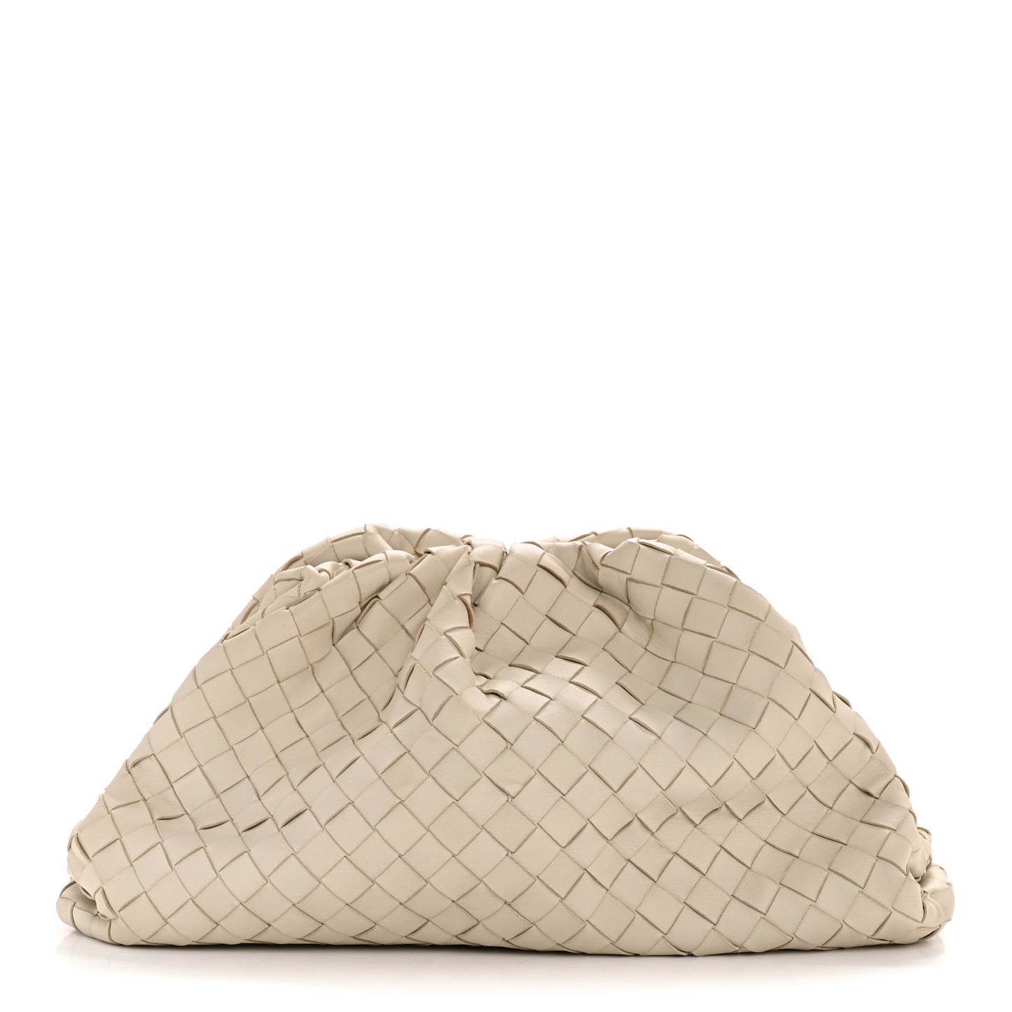 Nappa Maxi Intrecciato The Pouch Oversized Clutch Plaster
