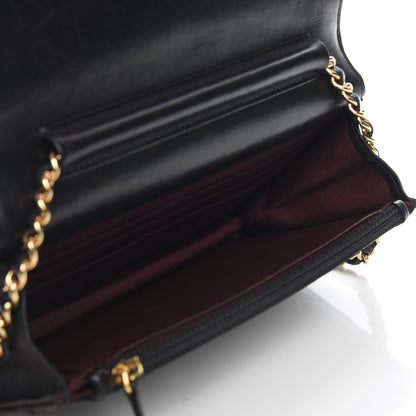 Chanel Lambskin Quilted Wallet On Chain WOC Black 5 of 8