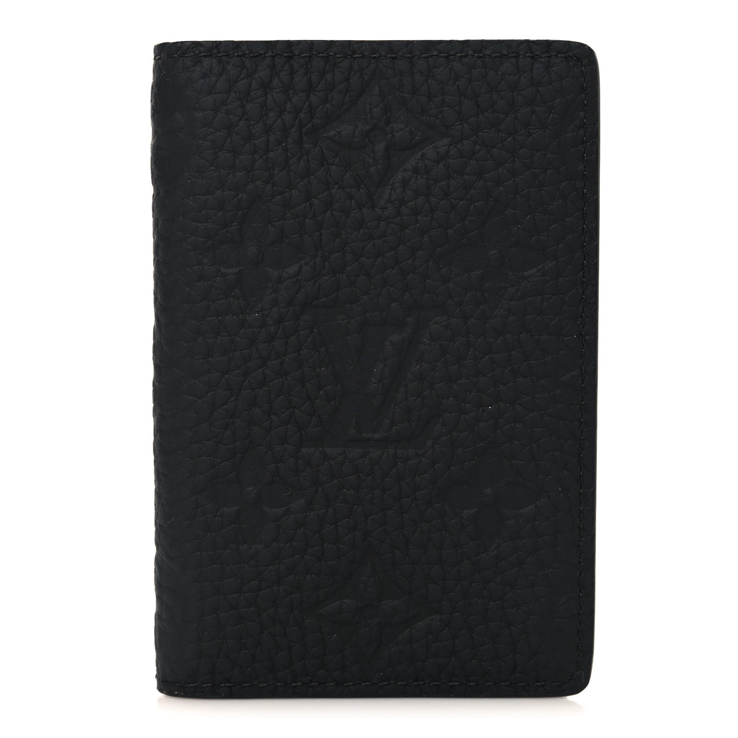 Taurillon Monogram Pocket Organizer Black