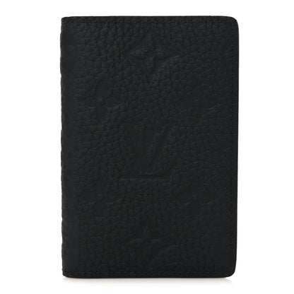 Louis Vuitton Taurillon Monogram Pocket Organizer Black 1 of 7