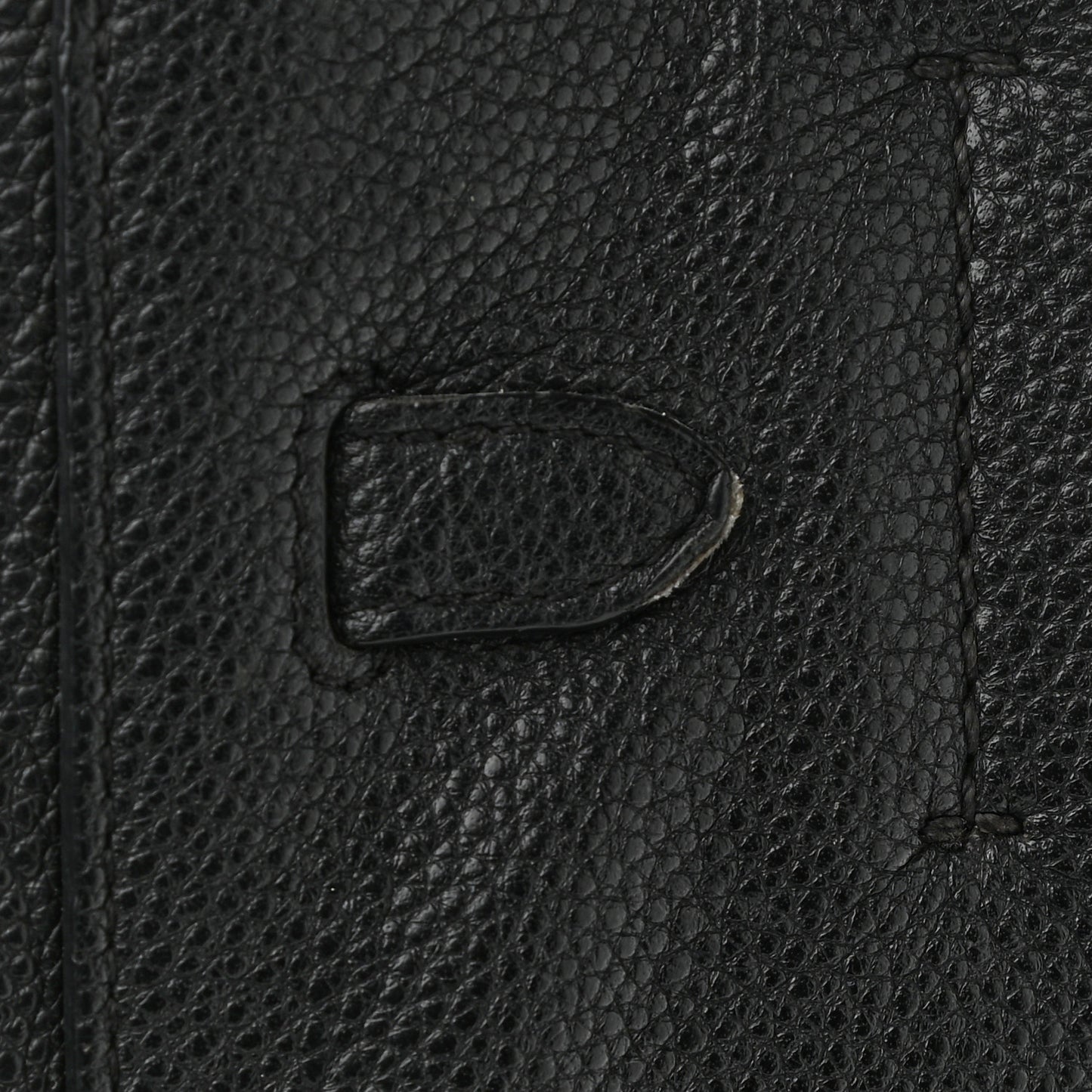 Soft Grained Calfskin Small Belt Cabas Phantom Black
