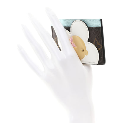 Louis Vuitton Monogram Vivienne Card Holder Animation Blue 2 of 7