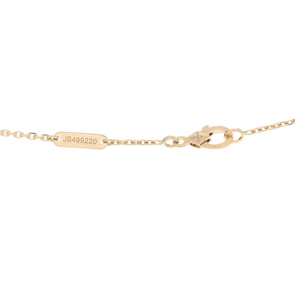 Van Cleef & Arpels 18K Yellow Gold Carnelian Vintage Alhambra Pendant Necklace 4 of 6