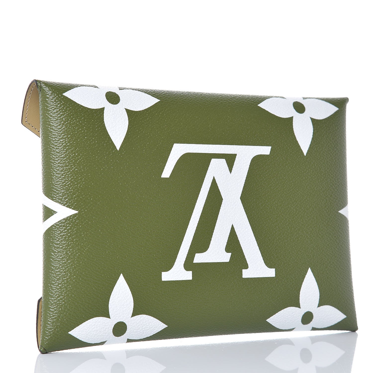 Louis Vuitton Monogram Giant Large Kirigami Pochette Kaki 3 of 8
