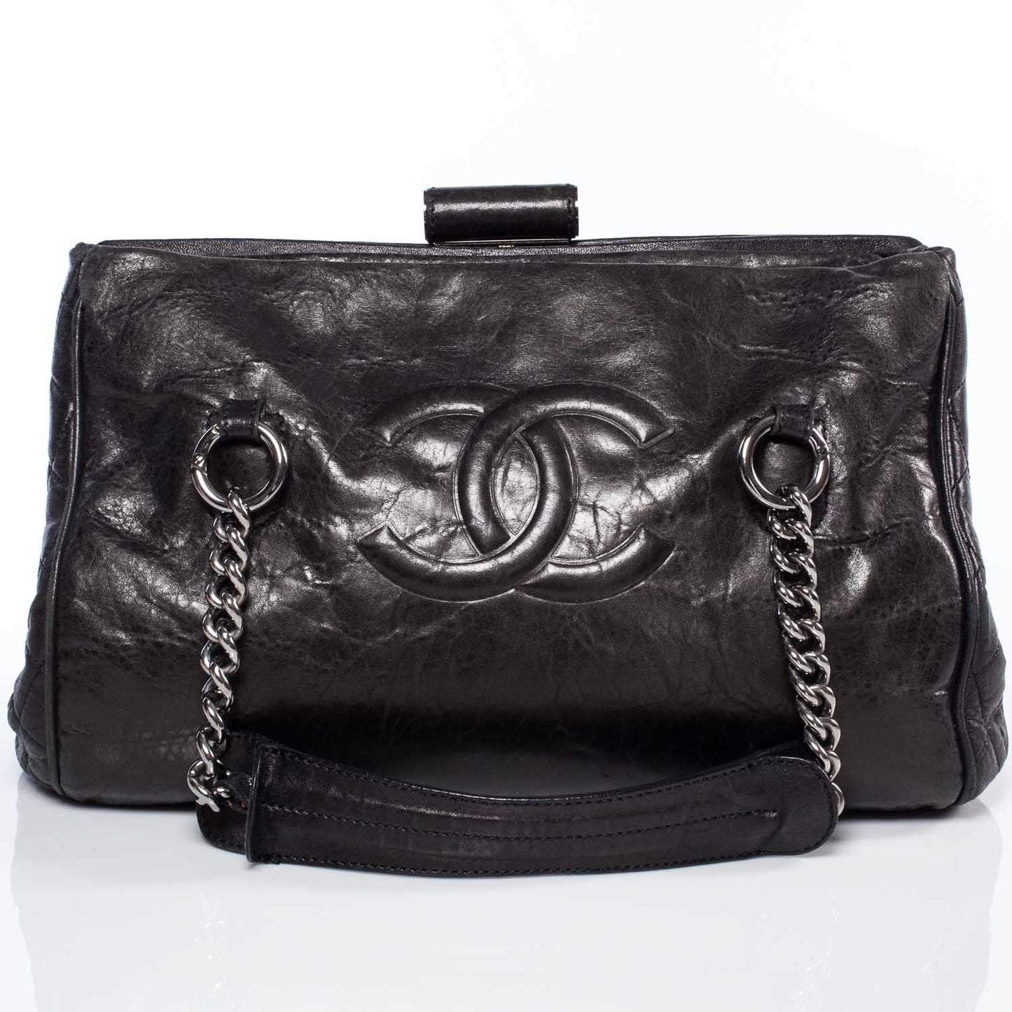 Calfskin Large Perfect Day Tote Black