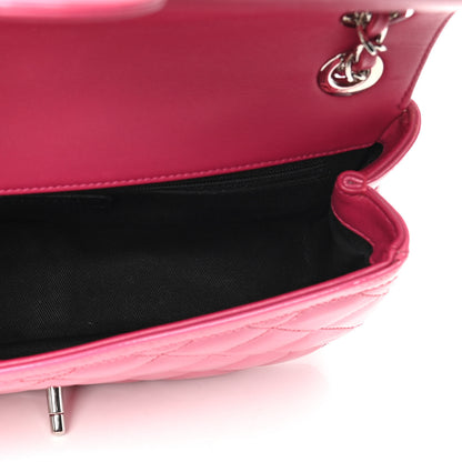 Chanel Patent Quilted Large Coco Shine Flap Pink 4 of 5