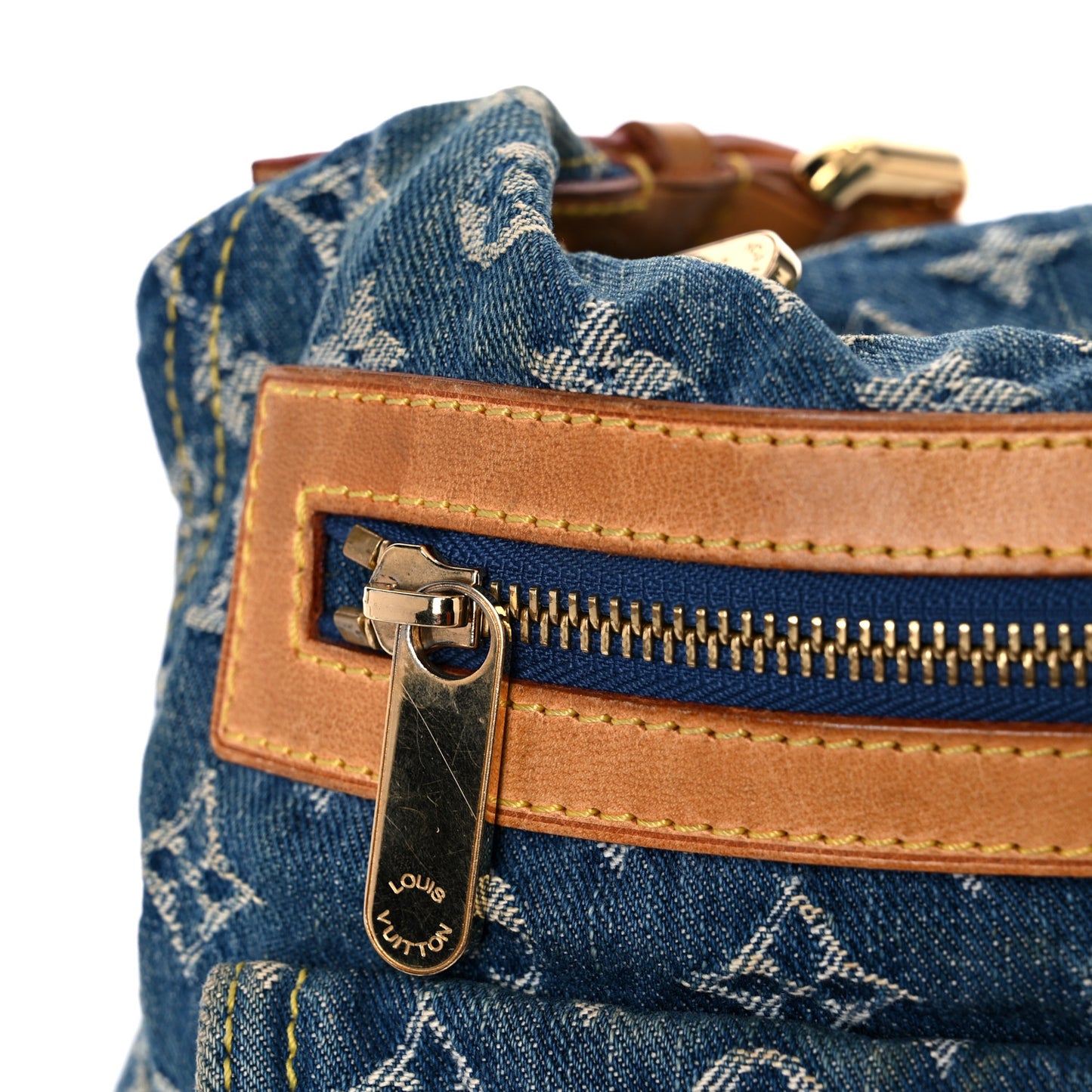 Monogram Denim Baggy PM Blue