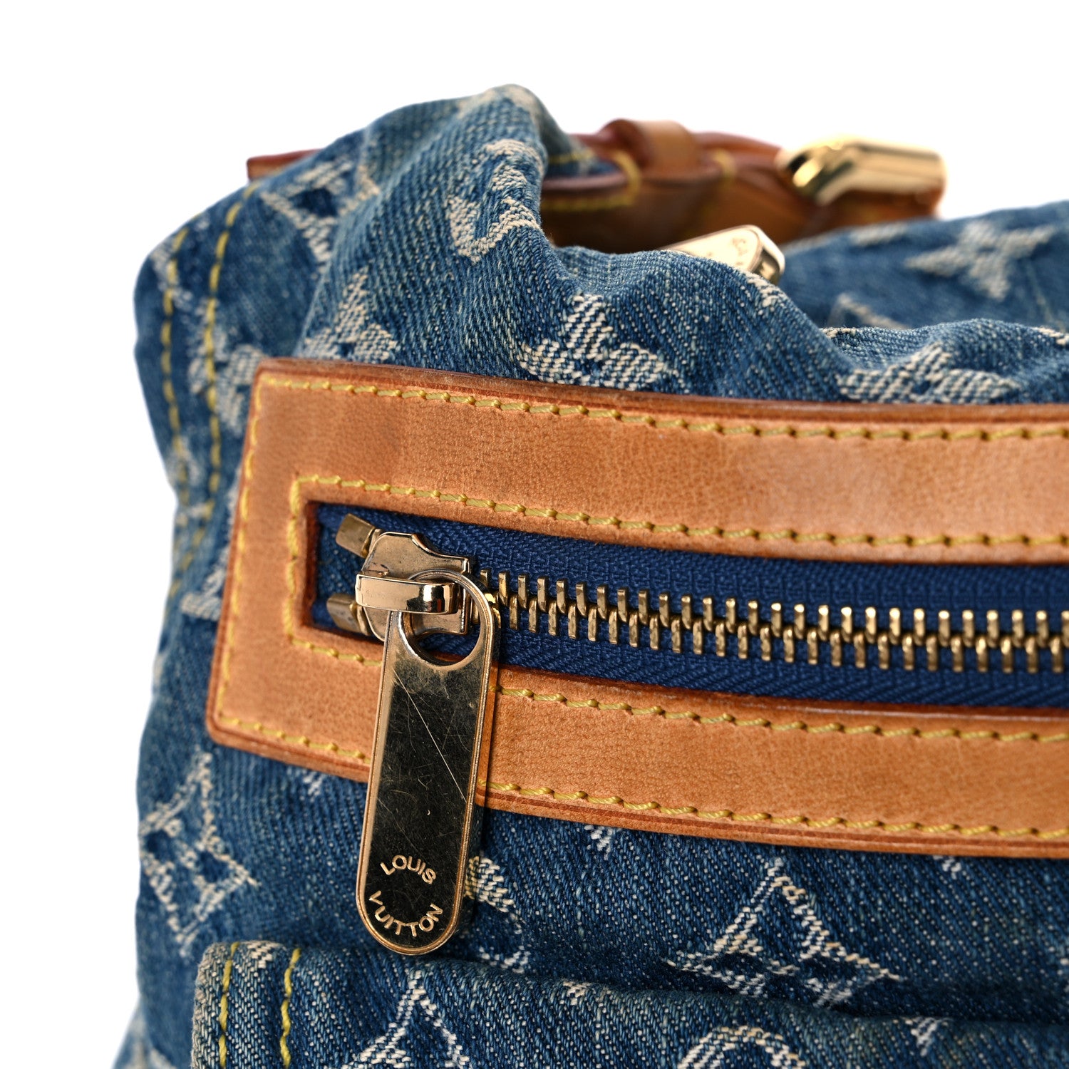Louis Vuitton Monogram Denim Baggy PM Blue 18 of 23