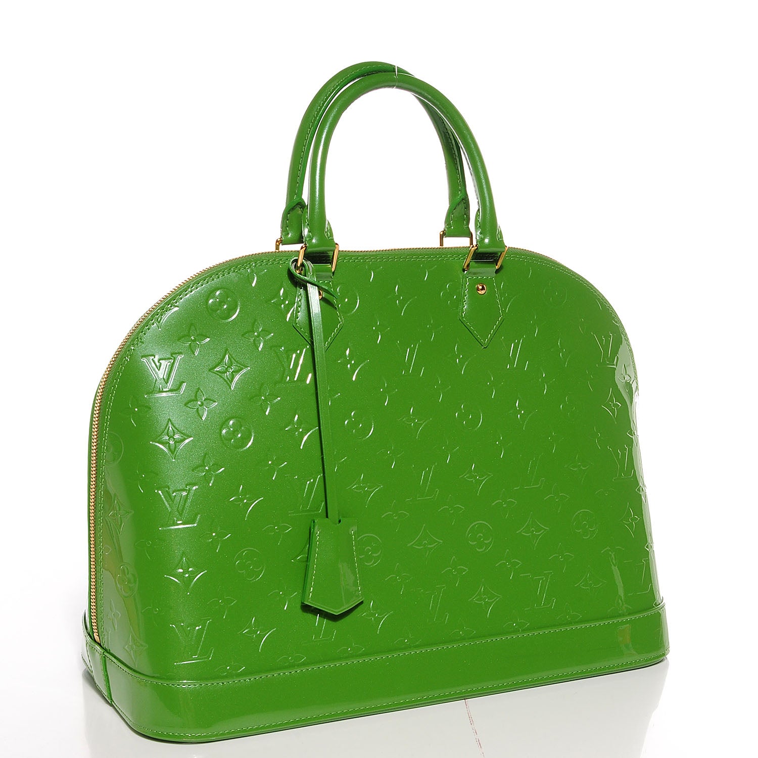 Louis Vuitton Vernis Alma GM Vert Tonic 3 of 7