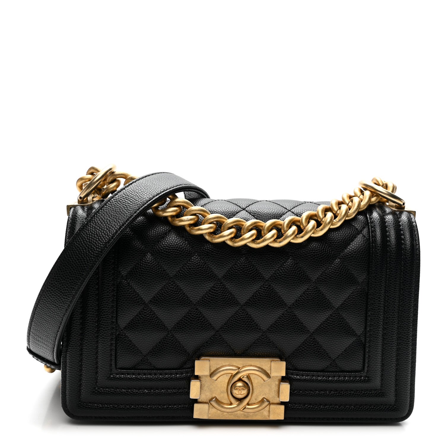 Chanel Caviar Quilted Small Boy Flap Black 1 of 11