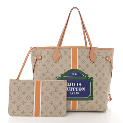 Louis Vuitton Monopaname Neverfull MM Beige Ocher 3 of 10