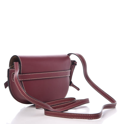 Loewe Calfskin Mini Gate Crossbody Bag Wine 3 of 6