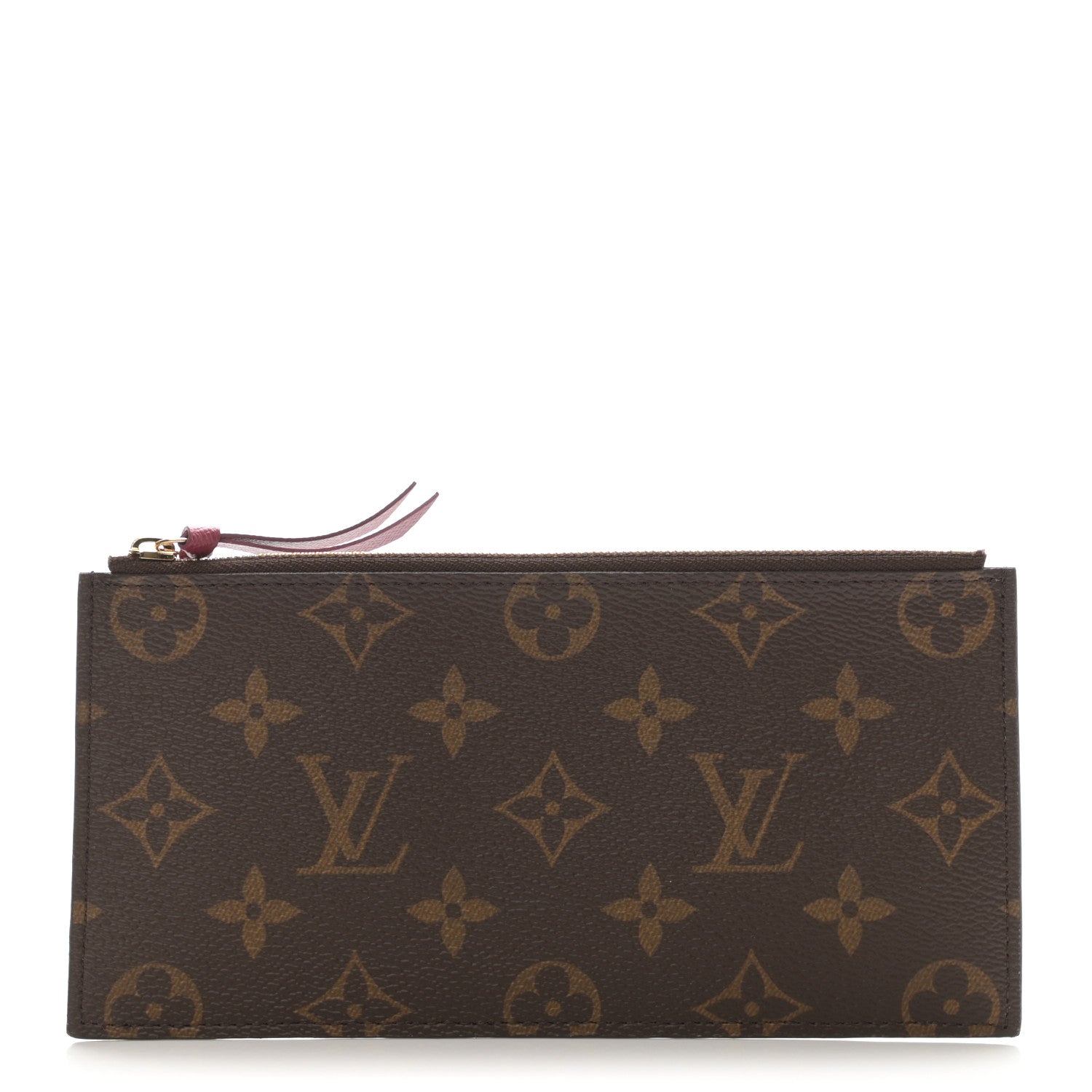 Louis Vuitton Monogram Felicie Chain Wallet Zippered Insert Fuchsia 1 of 6