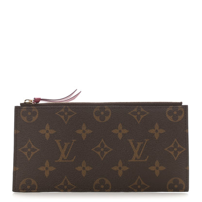 Louis Vuitton Monogram Felicie Chain Wallet Zippered Insert Fuchsia 1 of 6