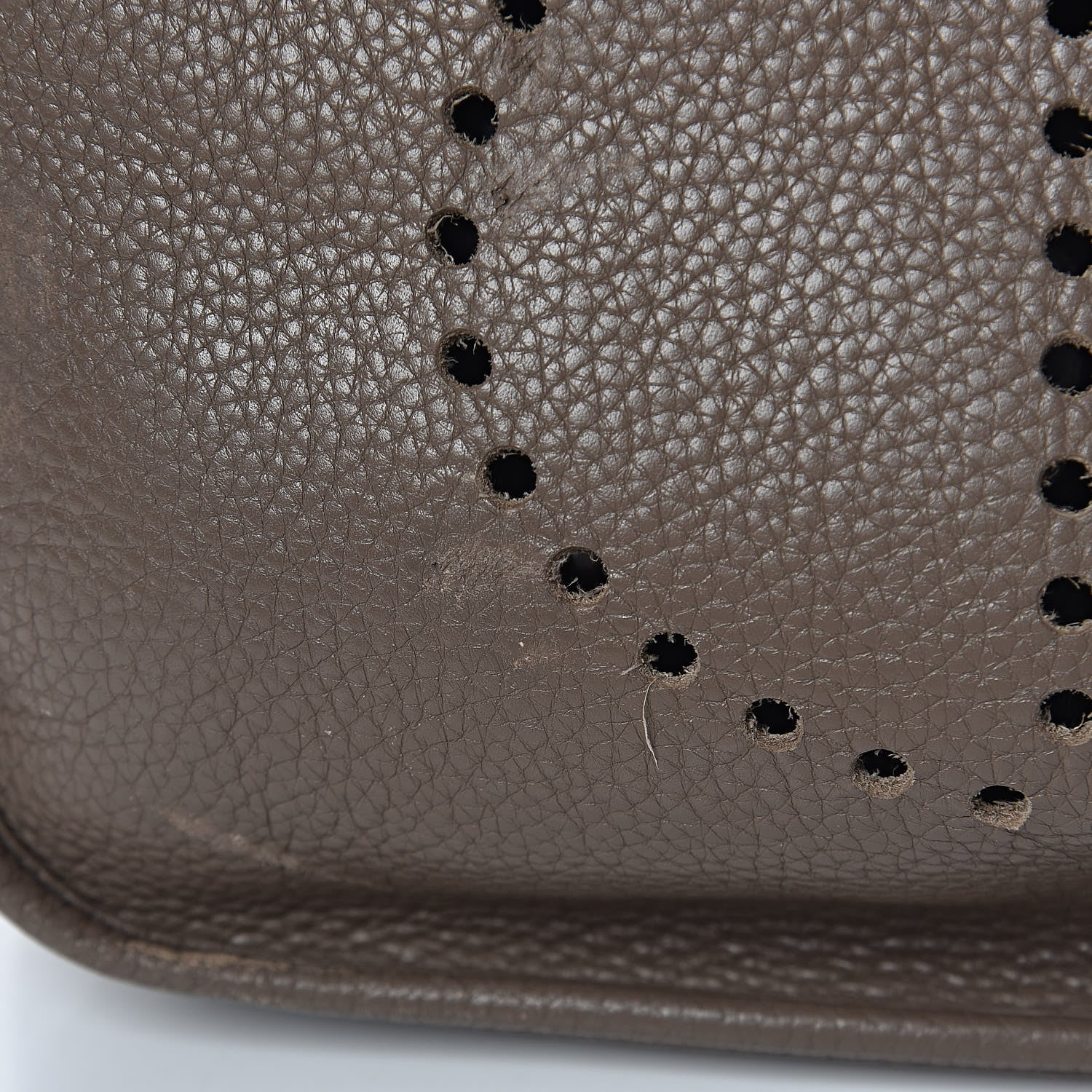 Hermes Taurillon Clemence Evelyne III GM Etoupe 12 of 13