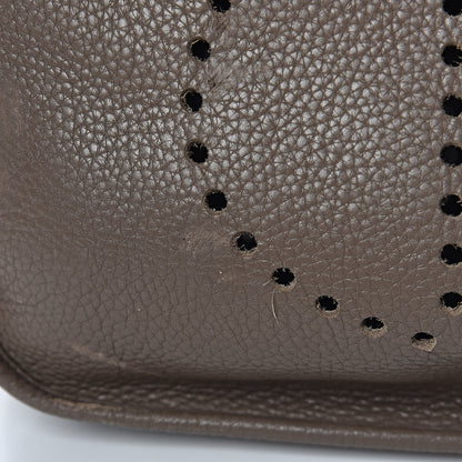 Hermes Taurillon Clemence Evelyne III GM Etoupe 12 of 13