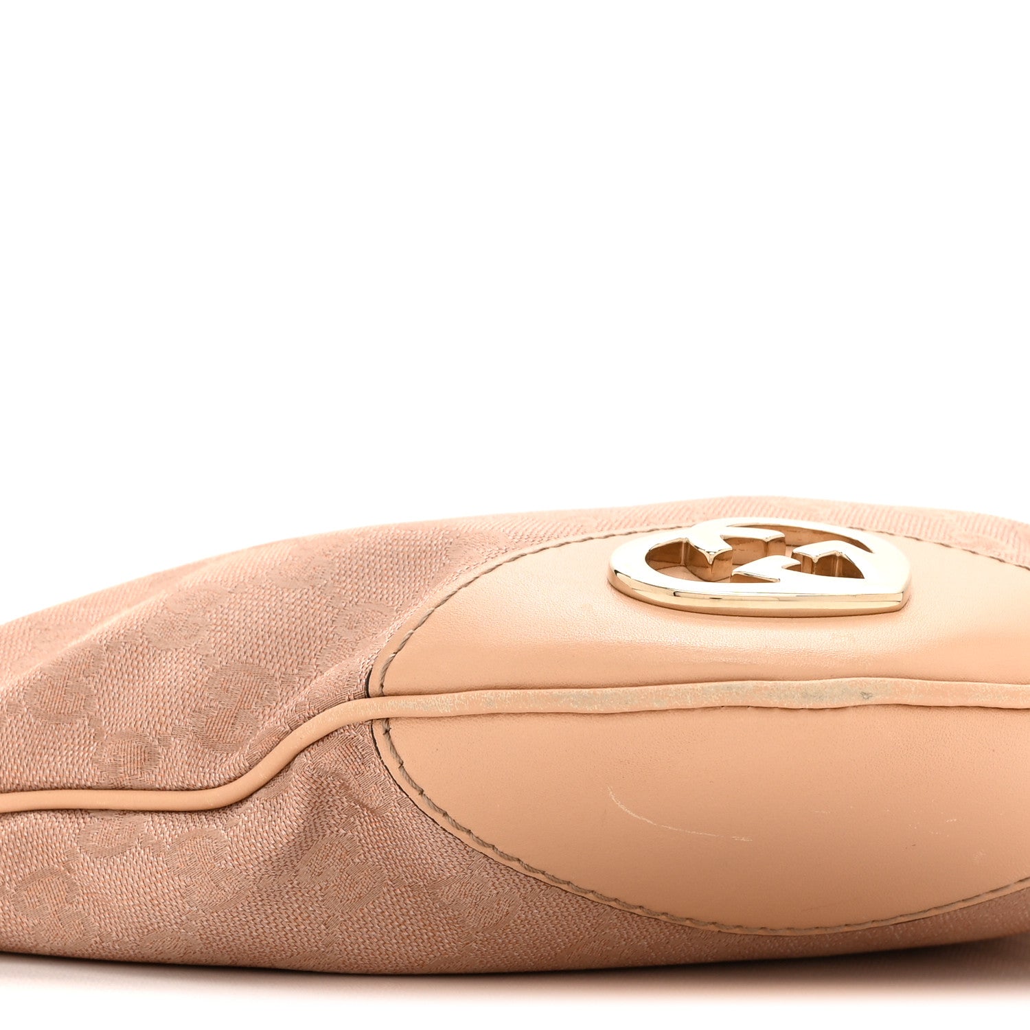 Gucci Metallic Monogram Small Lovely Heart Messenger Pink 9 of 10