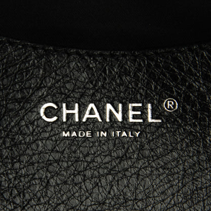 Chanel Glazed Calfskin XL On The Road Tote Black 6 of 7