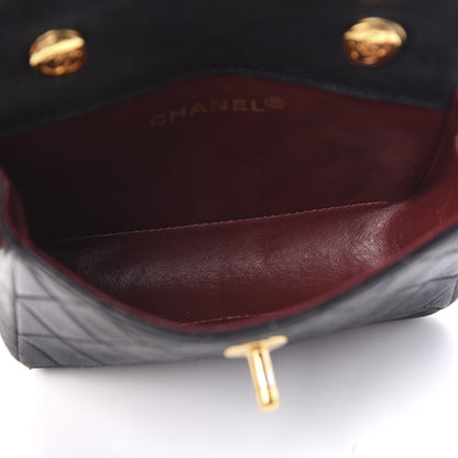Chanel Lambskin Quilted Extra Mini Flap Black 4 of 11
