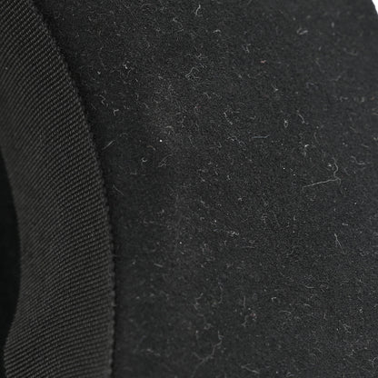 Hermes Rabbit Felt Hampton Hat 57 Black 9 of 10