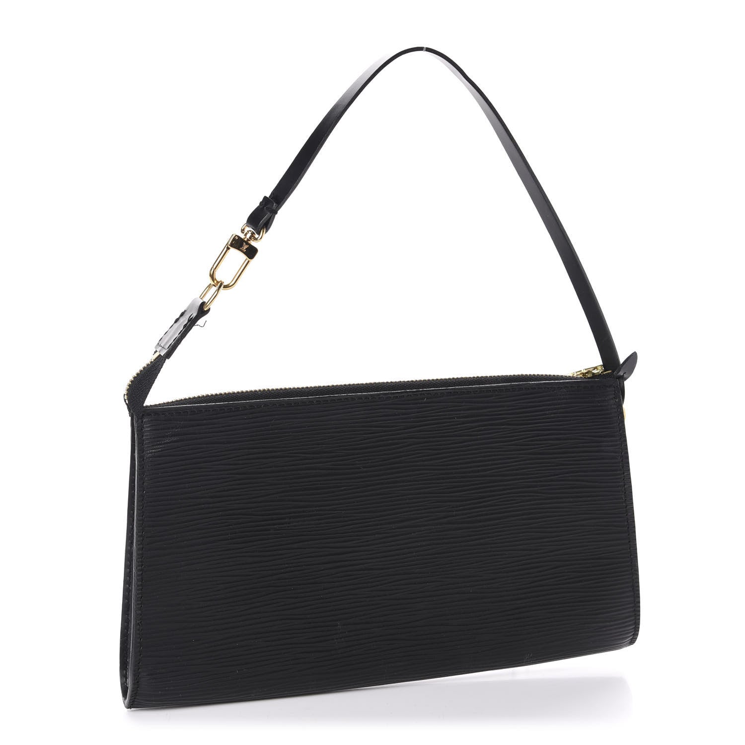 Louis Vuitton Epi Pochette Accessories 24 Black 3 of 11