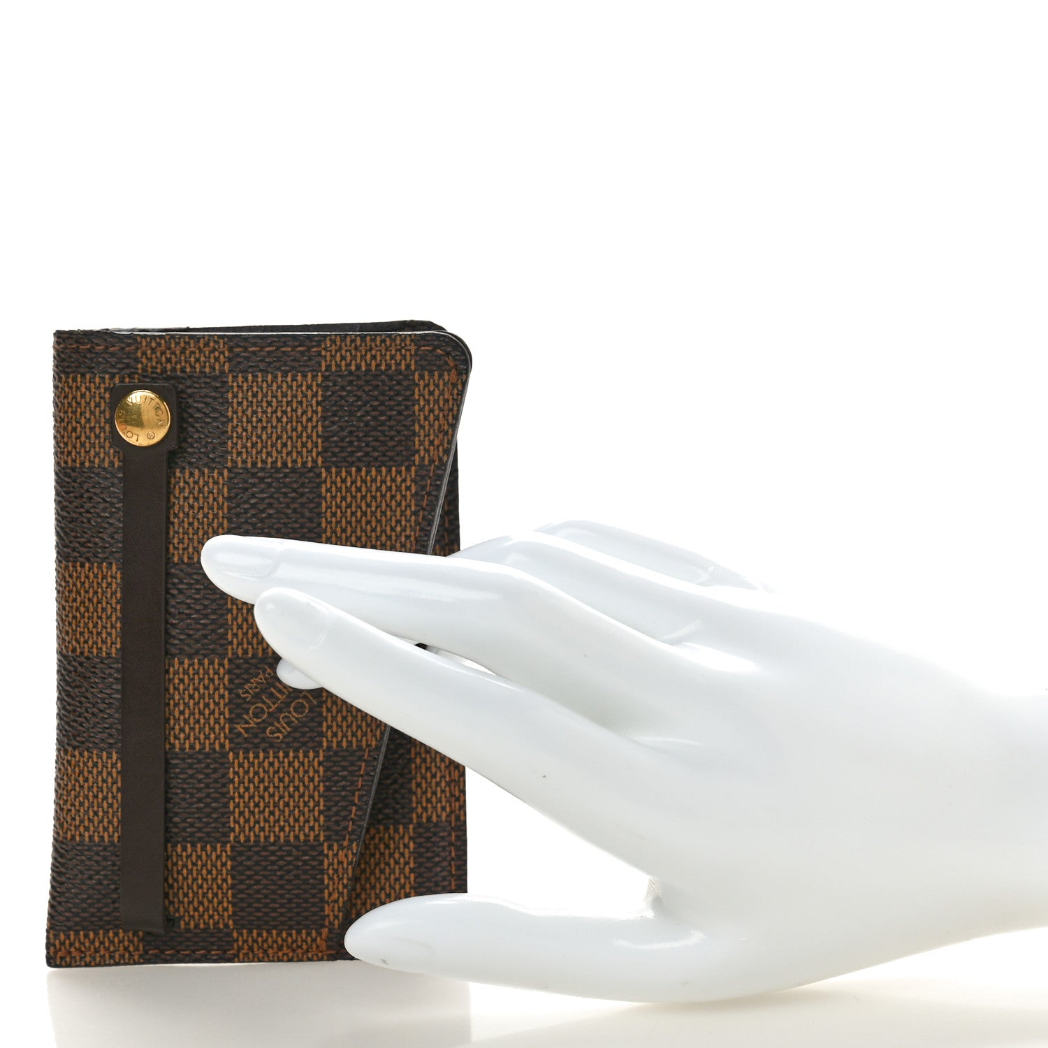 Louis Vuitton Damier Ebene Clochette PM Key Case 2 of 10
