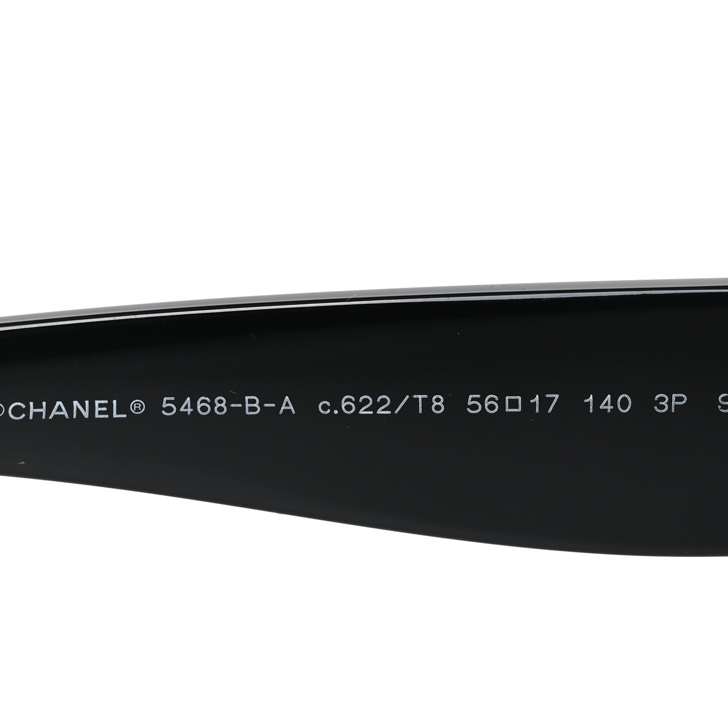 Chanel Acetate Polarized CC Sunglasses 5468-B-A Black 5 of 7