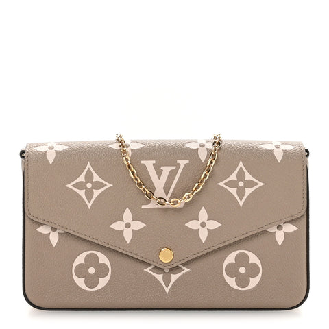 Empreinte Monogram Giant Felicie Pochette Tourterelle Creme
