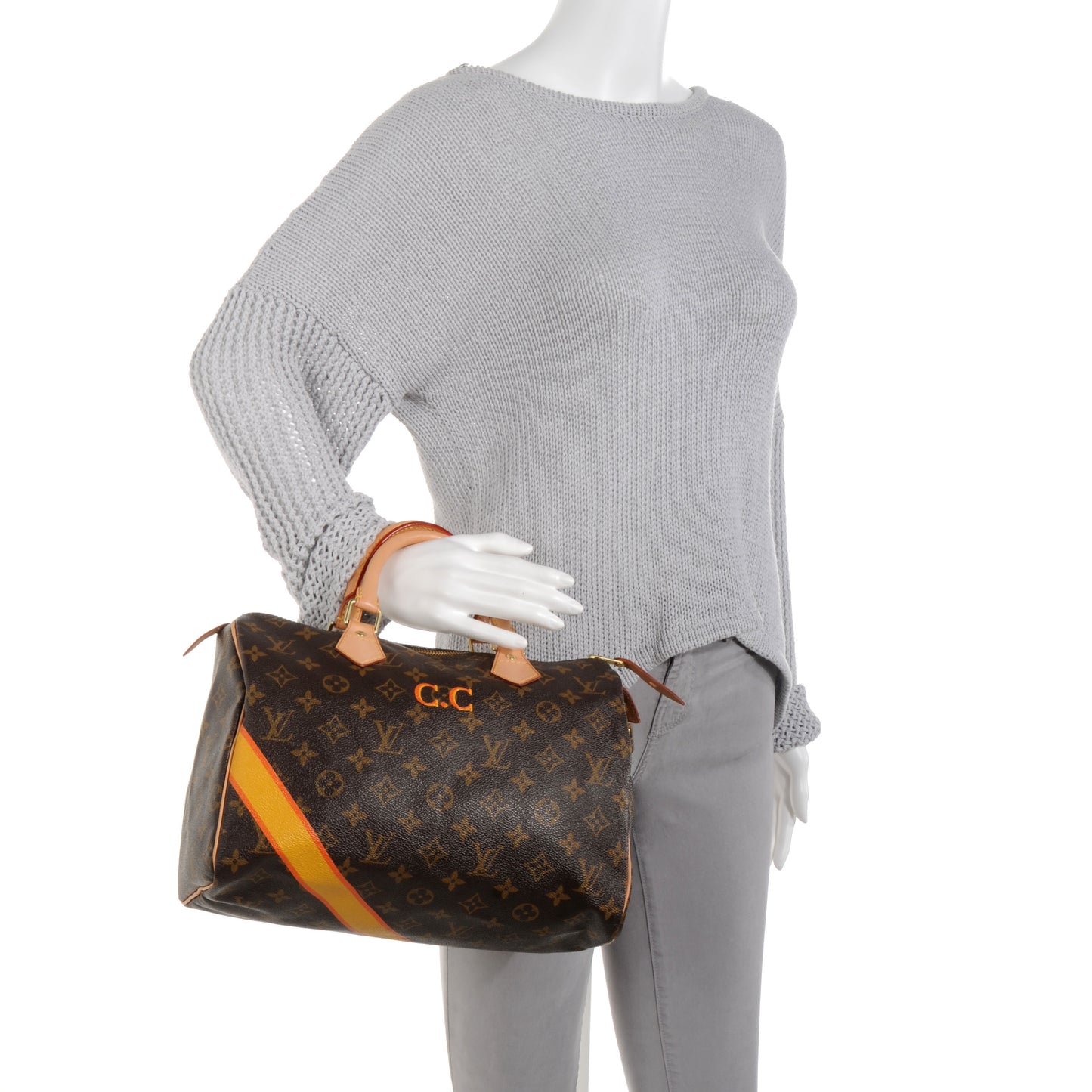 Monogram My LV Heritage Speedy 30 Orange Yellow