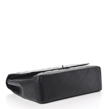 Chanel Caviar Quilted Maxi Double Flap Black 5 of 10