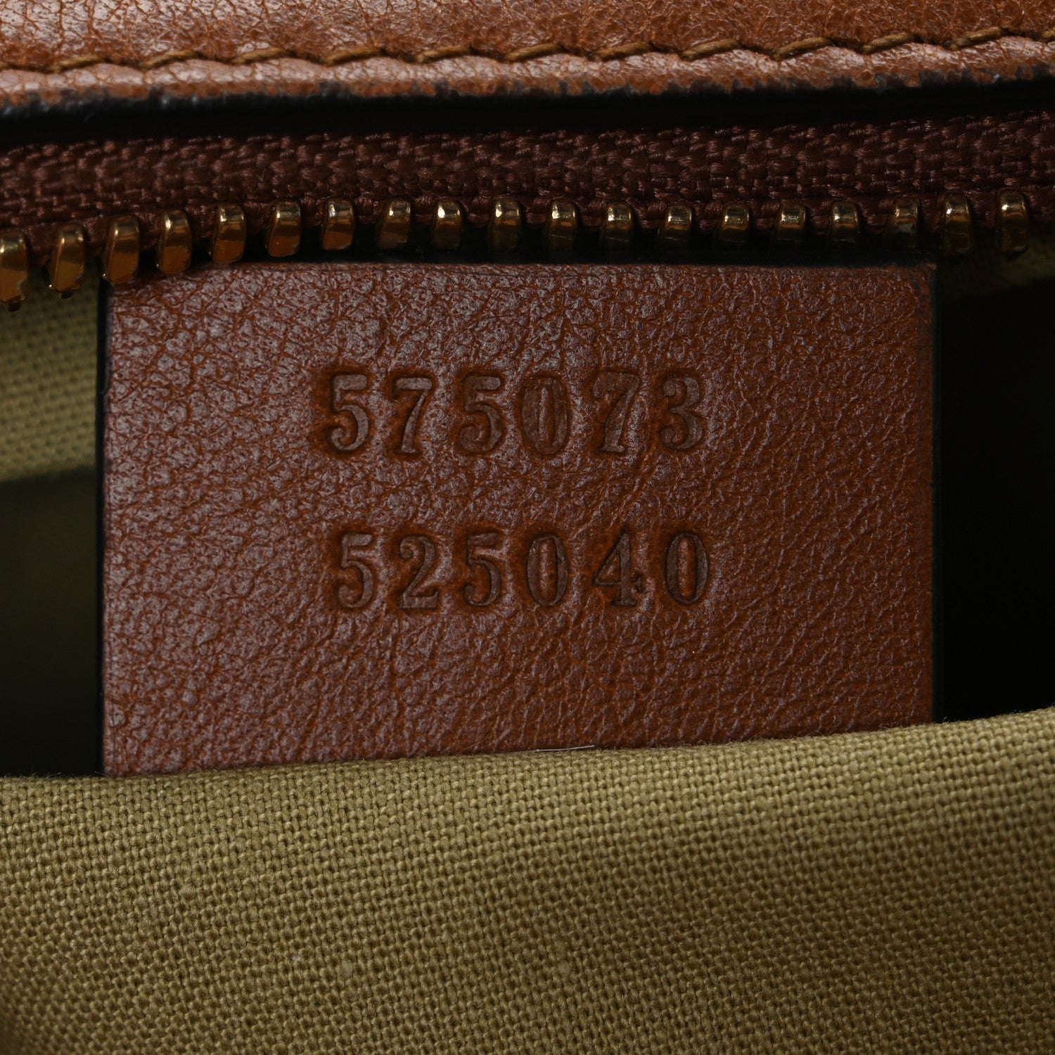 Gucci Vintage Canvas Web Shoulder Bag Sand Cuir 7 of 13