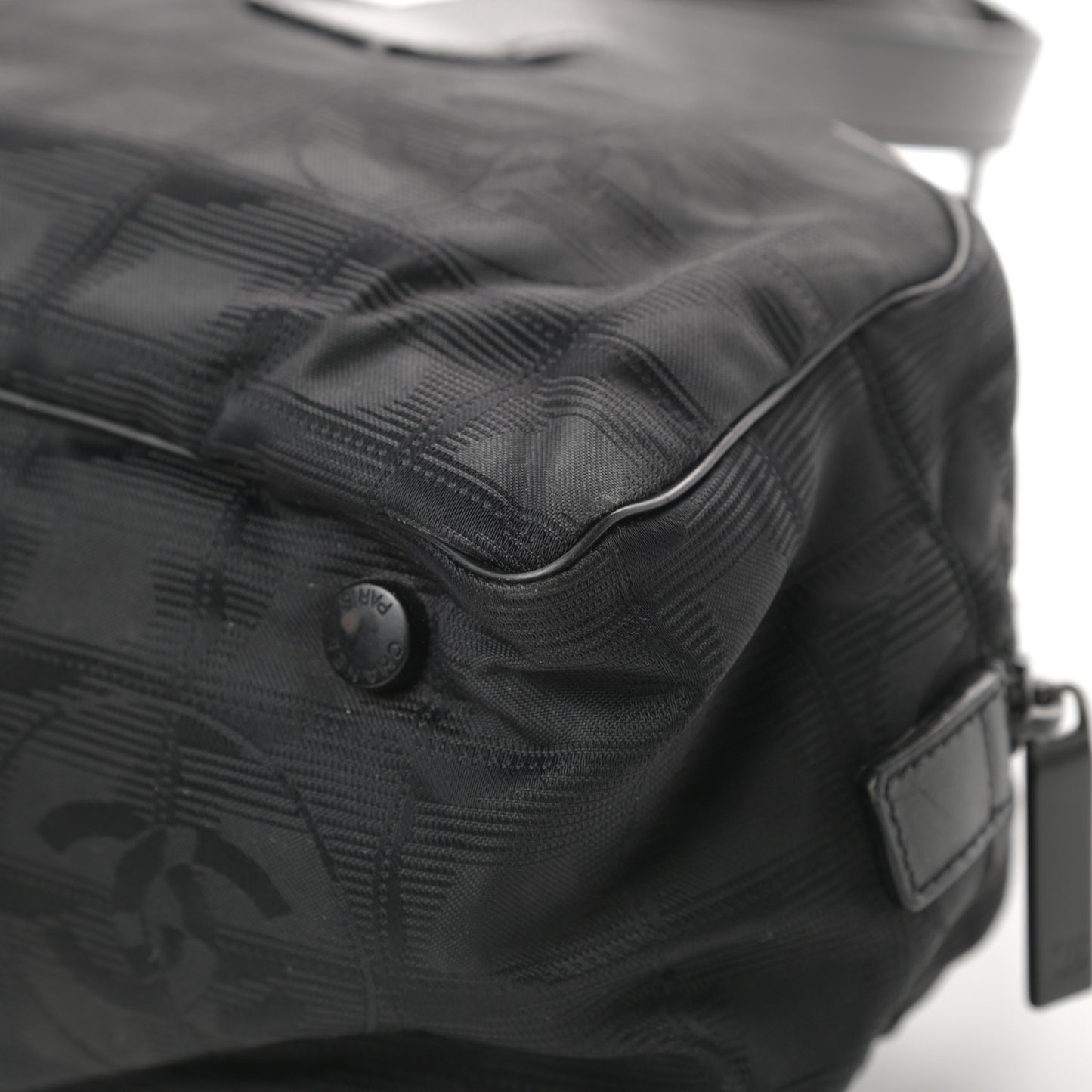 Nylon Travel Bowler Black