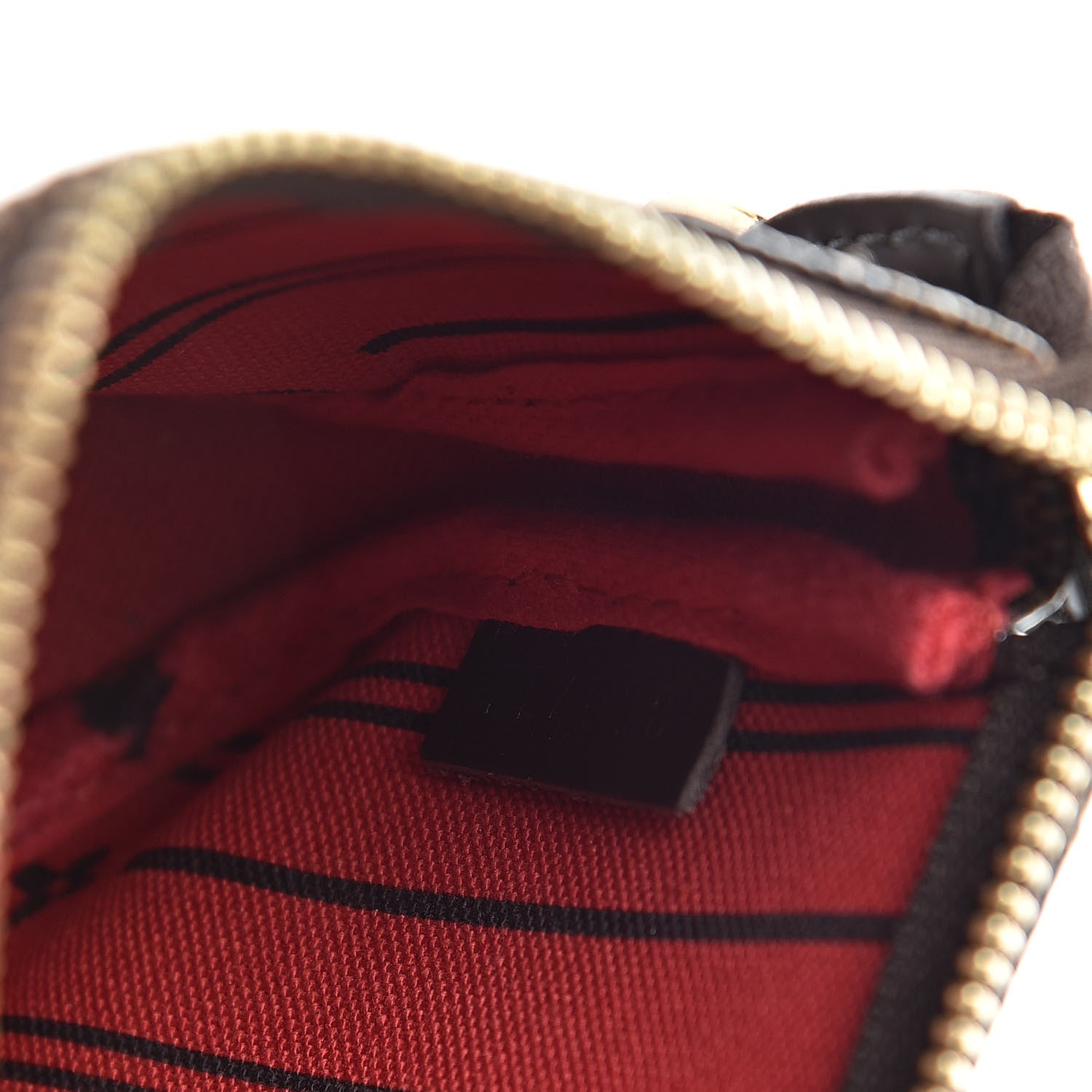 Louis Vuitton Damier Ebene Complice Trunks and Bags Mini Pochette Accessories Red 7 of 7