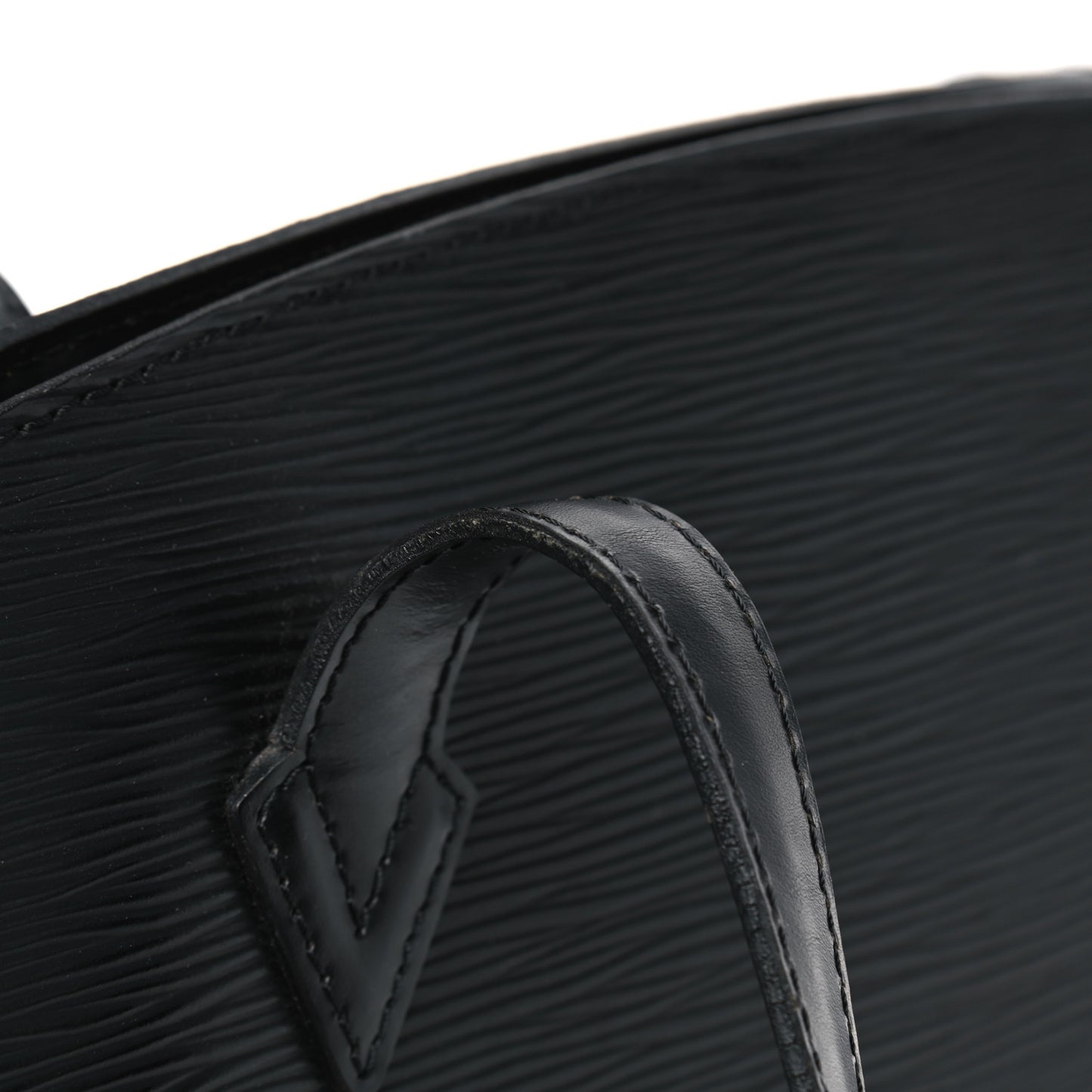 Epi Saint Jacques PM Long Straps Black