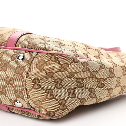 Gucci Monogram Medium Twins Tote Pink 11 of 12
