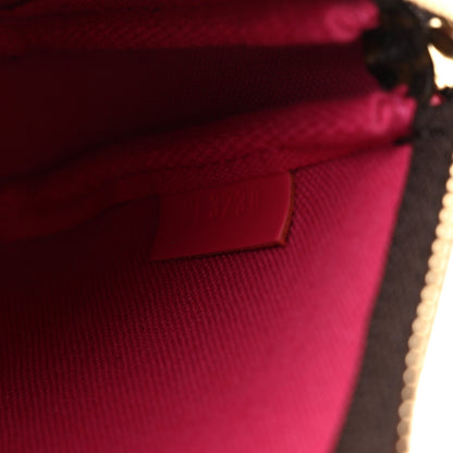 Louis Vuitton Monogram 2020 Christmas Animation Roller Coaster Mini Pochette Accessories Pivoine 5 of 7