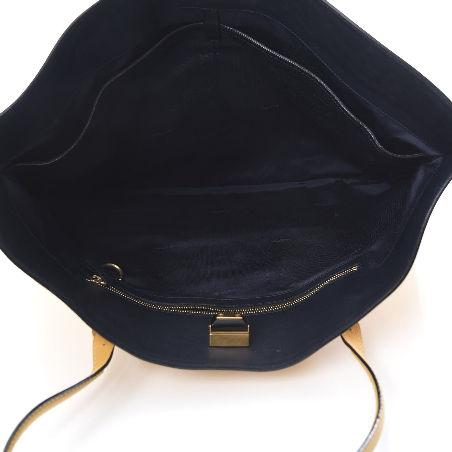 Calfskin Turnlock Flat Tote Jaune