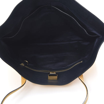 Lanvin Calfskin Turnlock Flat Tote Jaune 5 of 12