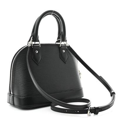 Louis Vuitton Epi Alma BB Black 3 of 10