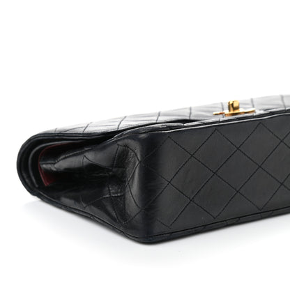 Chanel Lambskin Quilted Medium Double Flap Black 5 of 8